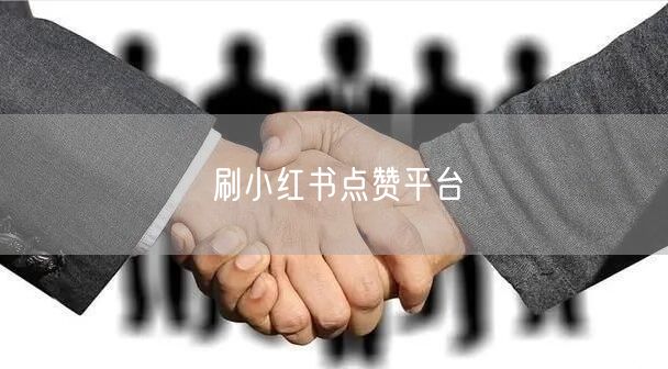 刷小红书点赞平台